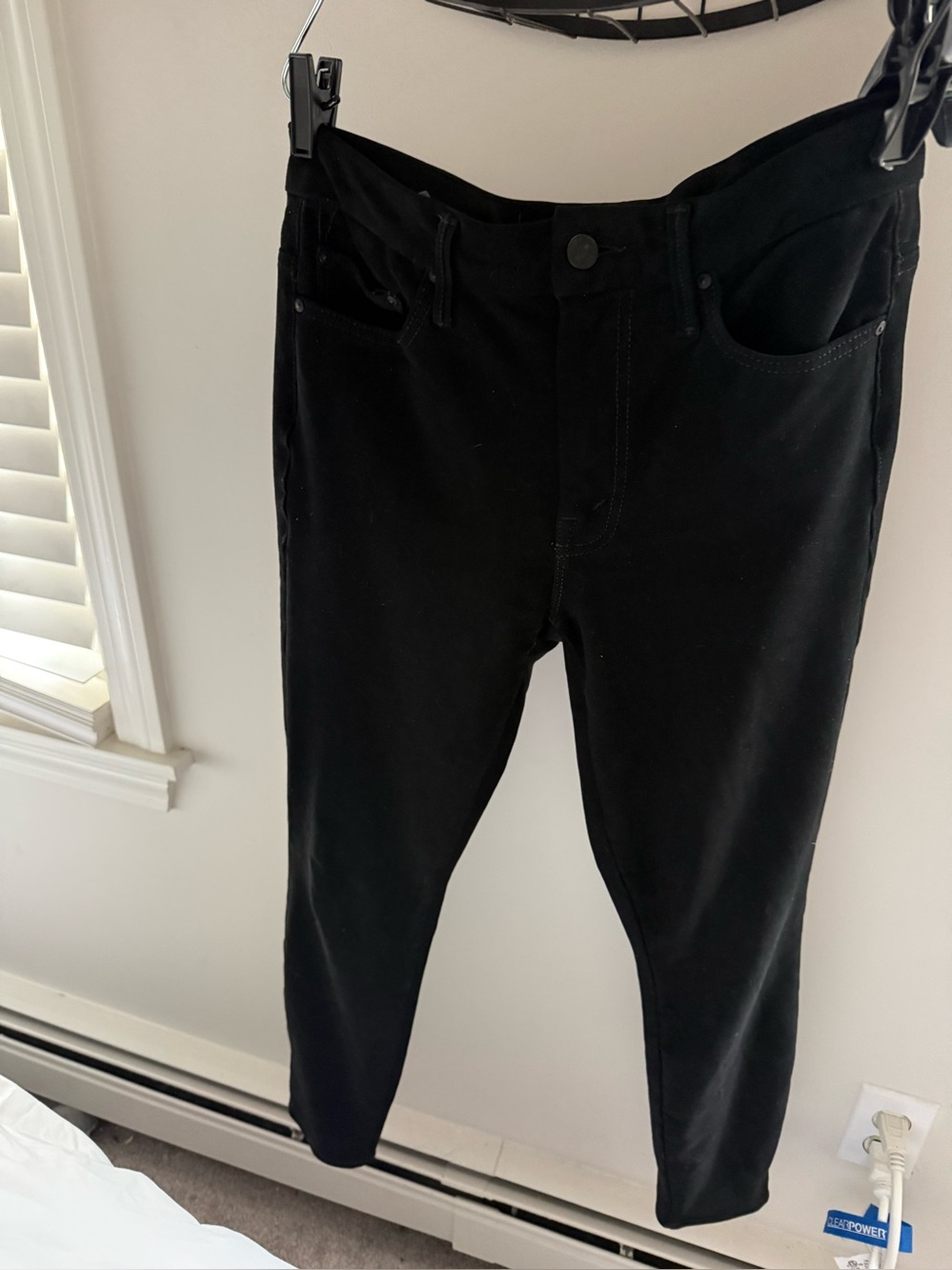 MOTHER Black High waisted looker .